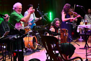 great shot of band in action